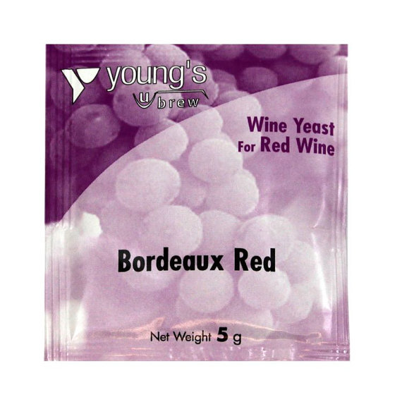 Дрожжи винные  Young's Bordeaux Red Wine  5g