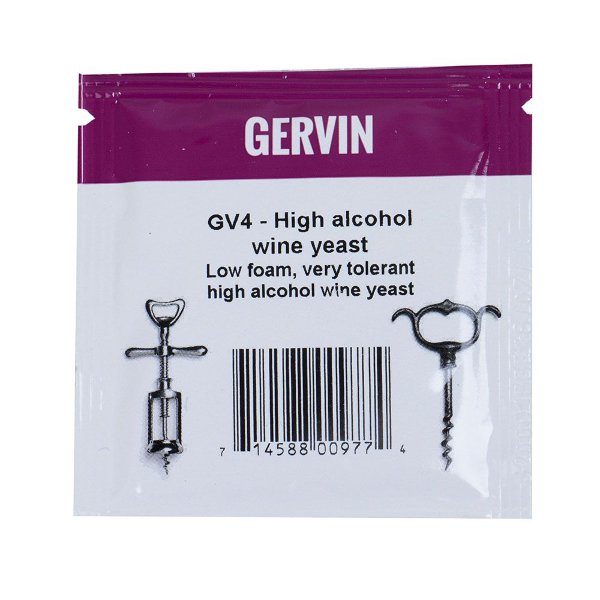 Дрожжи винные Gervin GV4 High Alcohol Wine