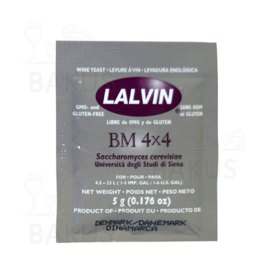 Дрожжи винные "Lalvin BM 4x4" (5 г)