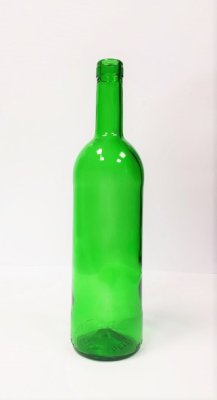 Бутылка стеклянная 0.75л, "Бордо" зеленая
