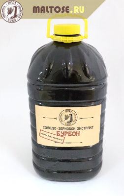 Солодово-зерновой экстракт «Бурбон» 5 л, ПЭТ (6.70 кг)