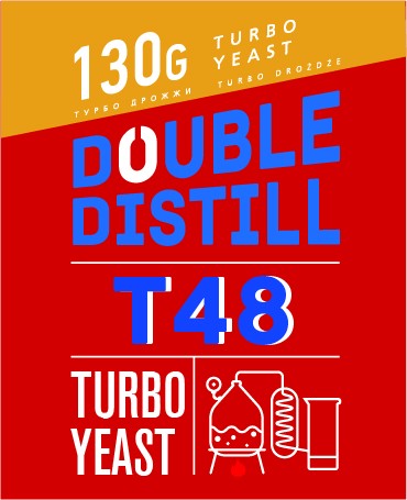 Дрожжи спиртовые Double Distill T48 Turbo 130гр.